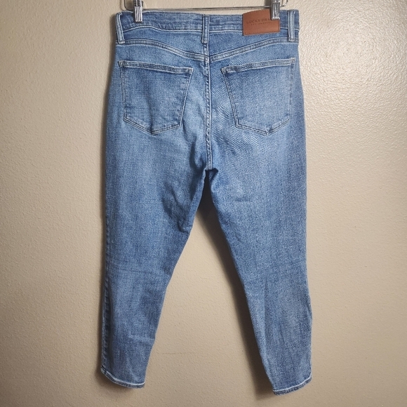 Lucky Brand Womens Ava Medium Wash Midrise Crop Jeans-Size 8/29 - Picture 8 of 15